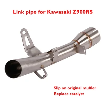 

Z900RS Motorcycle Exhaust Connection Link Tube Modified Connecting Link Pipe for Kawasaki Z900RS 2018 2019 2020