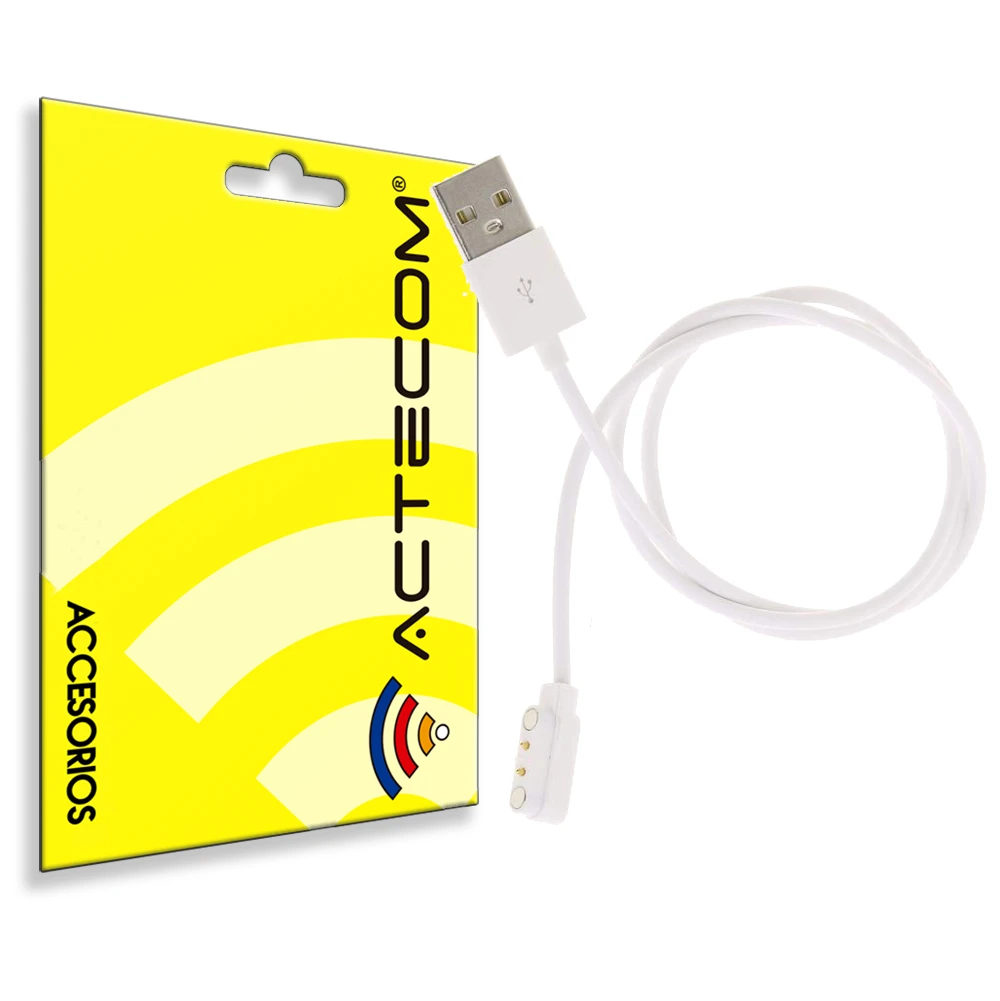 ACTECOM кабель для Carga USB Reloj Inteligente Conector magnetico 2 Pines Banco|Часовой механизм| |