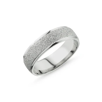 

Silver 925 Sterling 6mm Sanded Wedding Ring