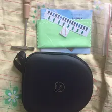 Stick Hammer Tuner Piano-Finger-Piano-Gift Kalimba-Case Thumb Acrylic Transparent 17-Key