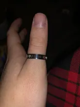 Titanio acero mosaico cúbico Zirconia cristal romano número anillo clásico compromiso boda anillos para mujer Anneau R17158