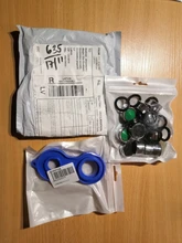 Aireador de cobre para ahorro de agua, llave de aireador, regulador de chorro, filtro, pieza de repuesto para baño de cocina, 12 piezas