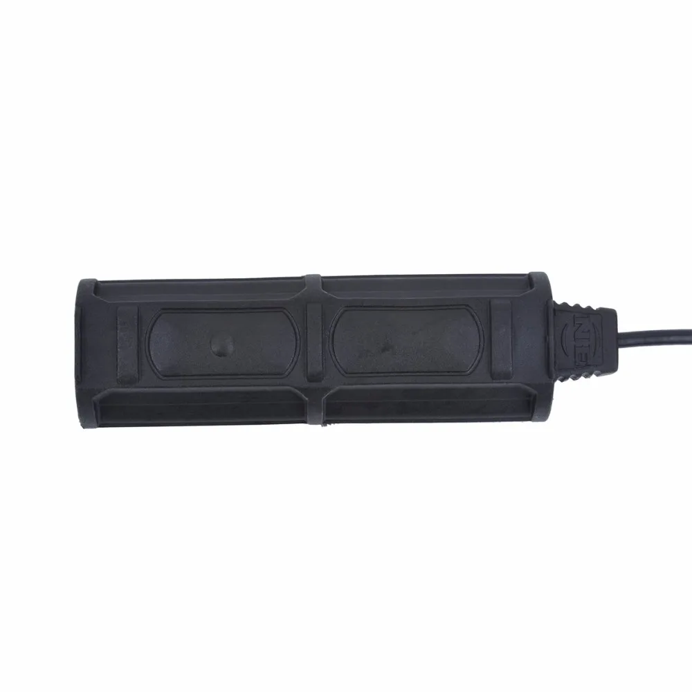Страйкбол тактическая подсветка для оружия дистанционный двойной переключатель (1 штекер) Легкие аксессуары Weaver Rail NE07014
