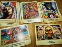 Juego de cartas de Tarot de the diven, guía inspirada en Deities, folclore y hadas de todo el mundo, 78