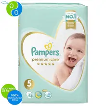 Подгузники Pampers Premium Care Размер 5, 11-16кг, 42шт