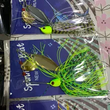 JSM 10 unids/lote Señuelos de Pesca tipo cuchara spinner cebo para Lucio pesca wobbler metal cebos spinnerbait isca artificial señuelo duro