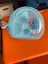 Hamster Cage Mouse House-Equipped-Accessories Transparent Plastic Portable New-Style