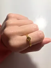 WANTME-Anillo de plata de primera ley con forma de sonrisa para mujer, sortija ajustable, cadena de eslabones de plata esterlina 925, estilo Hip Hop, Punk, 2021
