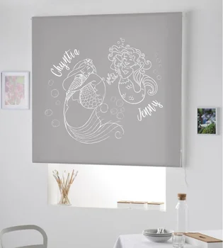 

Blind Iroa customizable child/Sirens! ROLLER BLINDS TRANSLUCENT! (GRAY 100X175)