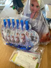 Disney Frozen 2-vajilla desechable para fiesta temática de dibujos animados, platos de vasos de papel, decoraciones para fiesta de cumpleaños, suministros para Baby Shower