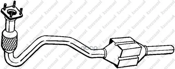 Катализатор Ford Transit 00-06, 099-555 Bosal арт. 099-555