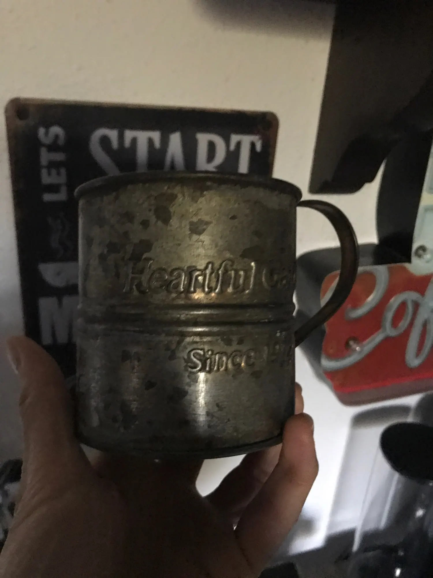 Retro Wrought Iron Mug photo review