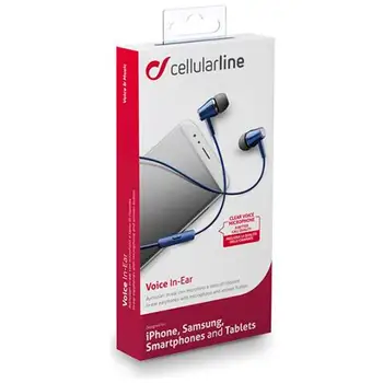 

Headset Mic. In-ear Univ. -Cellular Line blue