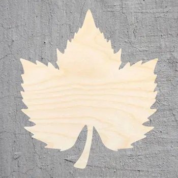 

grape leaf silhouette Laser Cut Out Wood Shape Craft Supply Unfinished Cut Art Projects Craft Decoration Gift Decoupage Ornamen
