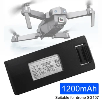 

SG107 RC Drone 3.7V 1200mAh Modular Lipo Battery Quadcopter Spare Parts Accessories Rechargeable Battery 12-15 minutes Use time