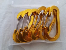 Booms Fishing CC1-ganchos de mosquetón pequeños de acero, accesorios de pesca multiherramienta para acampar al aire libre, 6 uds.