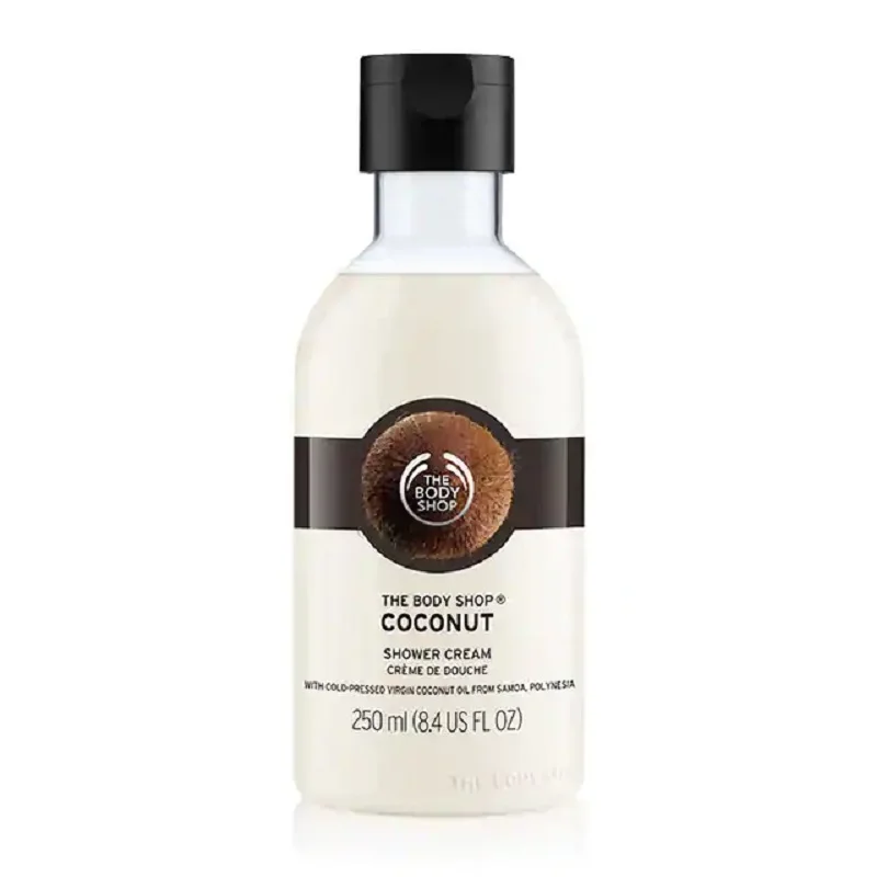 The Body Shop кокосовый гель для душа крем для мытья тела 250 мл увлажняющий питательный сухой кожи свежий запах мыло Ванна