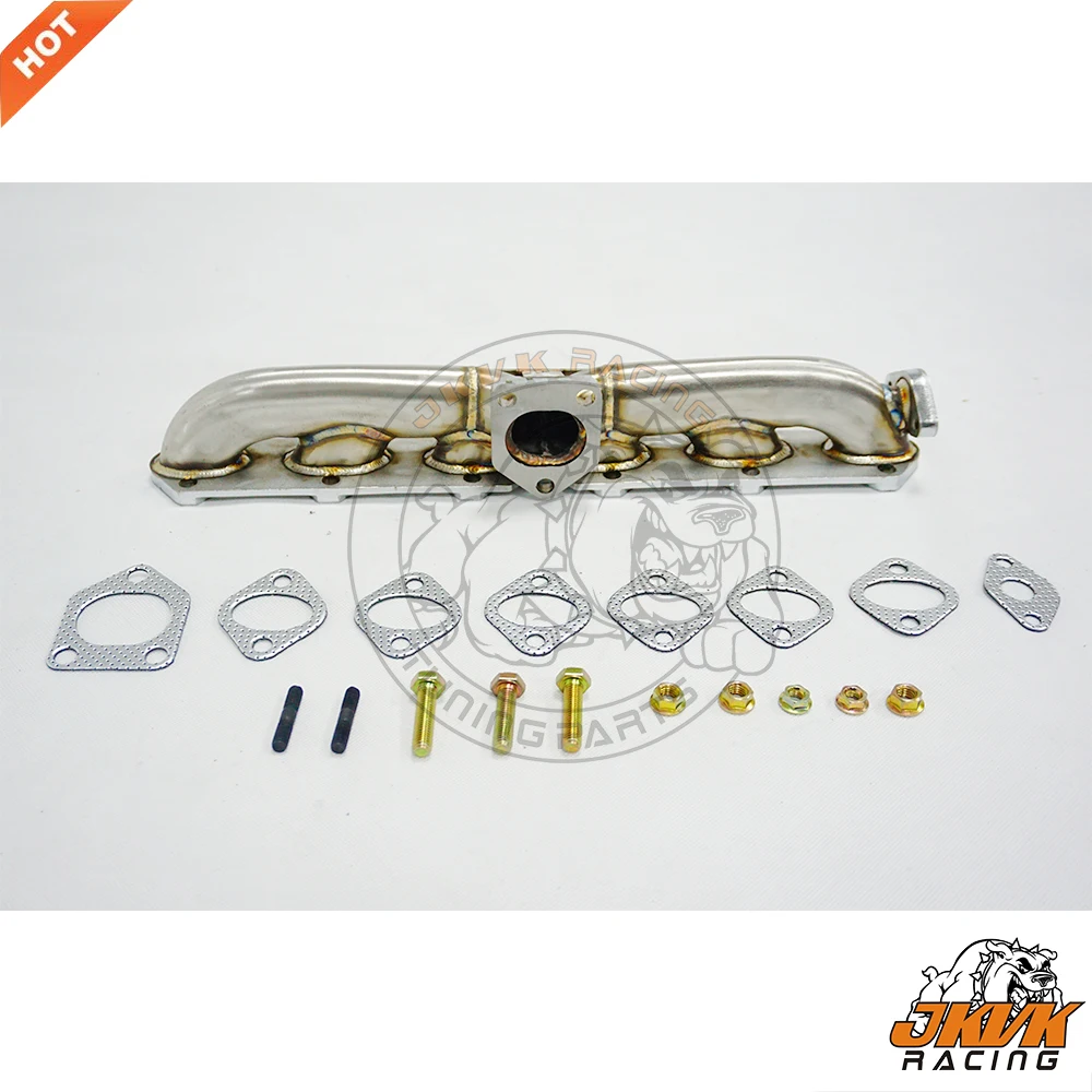 JKVK RACING SS304 литый коллектор для E60 E61 E65 X5 3.0d 2.5d M57 M57N 325d 330d 525d 530d SS 1997-2006