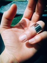 Anillos de plata de ley S925 para mujer, anillo Circular coreano multicapa de cara ancha, joyería al por mayor