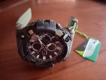 Reloj deportivo de doble horario para hombre, resistente al agua hasta 50m, relojes militares para hombre, 1802D, relojes para regalo