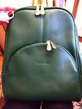 Nevenka-Mochila De cuero suave para mujer, bolsa de marca de estilo Preppy, informal, para adolescentes