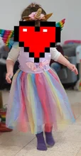 Vestido de verano de unicornio para niñas de 4, 6, 8 y 10 años, princesa disfraz de fiesta, 2020