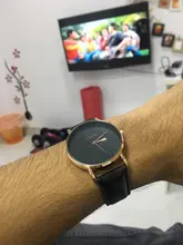 Reloj de pulsera deportivo de cuero para hombre, cronógrafo decorativo a la moda, novedad de 2021