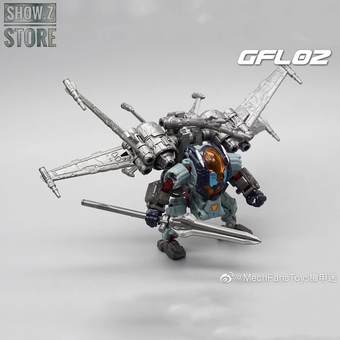 [Show. Z Store] MechFansToys MFT мех вентиляторы игрушки GFL01 и GFL02 GFL-01 GFL-02 микрозвезда Diaclone набор из 2 трансформационных экшен рис