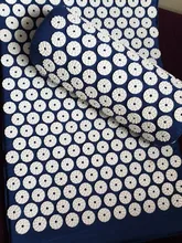 Esterilla para acupresión antideslizante, colchoneta con punta de masajes para el dolor corporal, ejercicios, yoga y pilates, con bolsa de regalo y aplicador