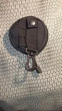 Táctico EDC bolsa militar clave titular auricular titular auriculares soporte de los hombres de cuero cartera bolsos ejército moneda bolsillo con gancho de cinturón de cintura de la bolsa para la caza