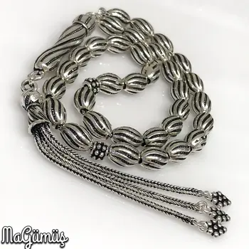 

New Barley Wonderful Design Silver Rosary