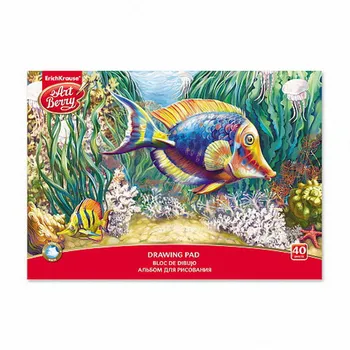 

Album for drawing A4 40L "Underwater World" glue binding artberry 46916ek