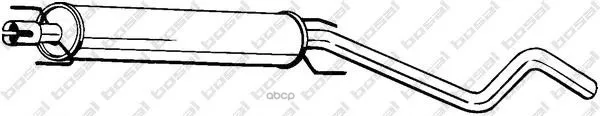 Основной Глушитель Opel Astra G/H 1.6i/1.8i 03 Bosal арт. 284735