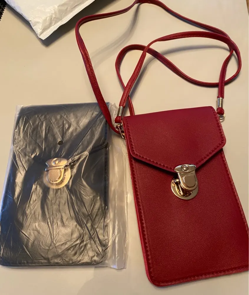 Touchable PU Leather Change Bag - giftpockets photo review