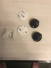 NAIERDI-Tope de puerta de goma de acero inoxidable, soportes de puerta ocultos sin perforación, sin clavos, montado en el suelo, Tope de puerta