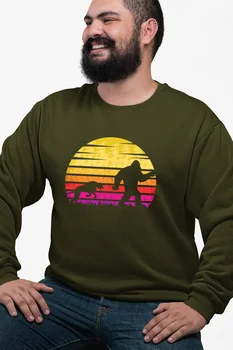 

Angemiel Wear Jaguar And Gorilla Green Men 'S Sweatshirt