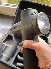 Pistola de masaje de alta frecuencia para relajación muscular, masajeador eléctrico con bolsa portátil, pistola de terapia para fitness