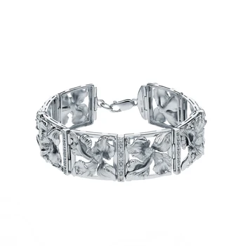 

Silver Bracelet with cubic zirconia sunlight sample 925