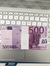 Super mismo billete tamaño Real 100 Uds 10/20/50/100/200/500 Euro Dólar inglés esterlina Clip joyería de la boda no es dinero Real