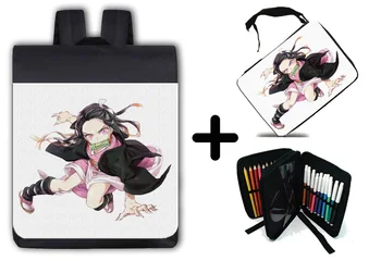 

PACK BACKPACK AND CASE NEZUKO KAMADO GIRL DEMON school