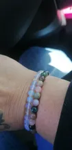 JD de la moda de las mujeres suave blanco Opal piedra lunar, pulsera de cordón elástico colorido piedra de ojos de gato ampliable cuerda joyería