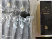 Esencia facial de niacinamida dorada de 24K, suero hidratante antiedad y antiarrugas, ácido hialurónico, reduce los poros, repara la piel seca y suelta