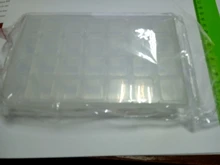 Caja de joyería de plástico de varios compartimentos y de 9 tamaños, para guardar joyas, ordenar abalorios y cuentas, caja ajustable