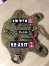 Dog-Harness Loop Dog-Molle-Vest Working Tactical with 2-Metal Buckle Hook Clip Handle