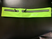 HAISSKY Potable deportes riñonera para correr Ultra-delgada cremallera bolsillo cartera bolsa de paquete de la cintura plegable al aire libre fundas con correa