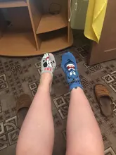 Disney linda chica de dibujos animados Minnie Mickey calcetines de algodón nueva moda de algodón suave calcetines cortos 1 par de 35-40