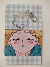 Llavero transparente de dibujos animados para niños, minillavero de PVC con forma de oso de goma, regalo para niños