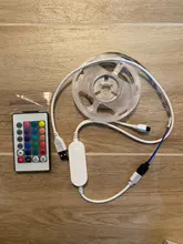 20M-1M USB LED Strip Light 5050 SMD USB RGB Lights Flexible LED Lamp Tape Ribbon RGB TV Desktop Diode Tape adapter