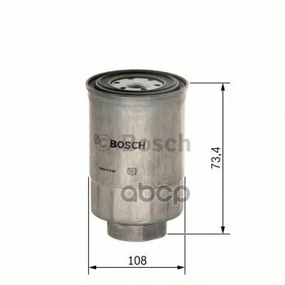Фильтр Топливный Chrysler: Voyager Ii 95-01 Dodge: Caravan Ii 95-01 Bosch арт. 1457434450