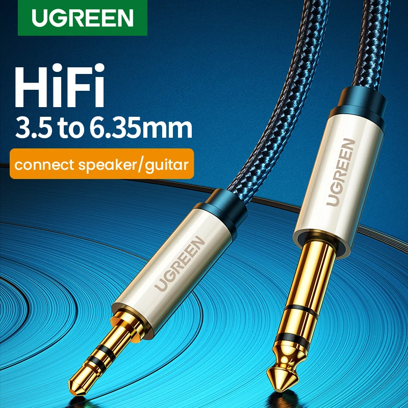 masse Fantastisk Shipley Ugreen Audio Cable | Ugreen Aux Cable | Adapter 3.5 6.5 | Ugreen 3.5 6.5 |  3.5 6.5 Cable - Audio & Video Cables - Aliexpress